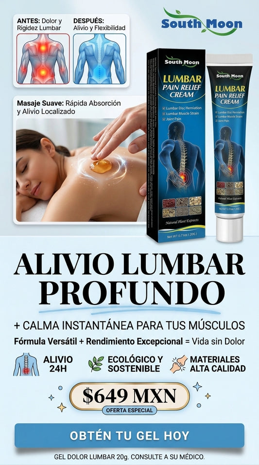 Gel dolor lumbar y espalda